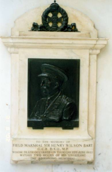 The Memorial to Field Marshal Sir Henry Wilson